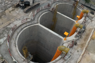 Construction of service tunnels, access shafts and ancillary works in Jurong Island, Singapore